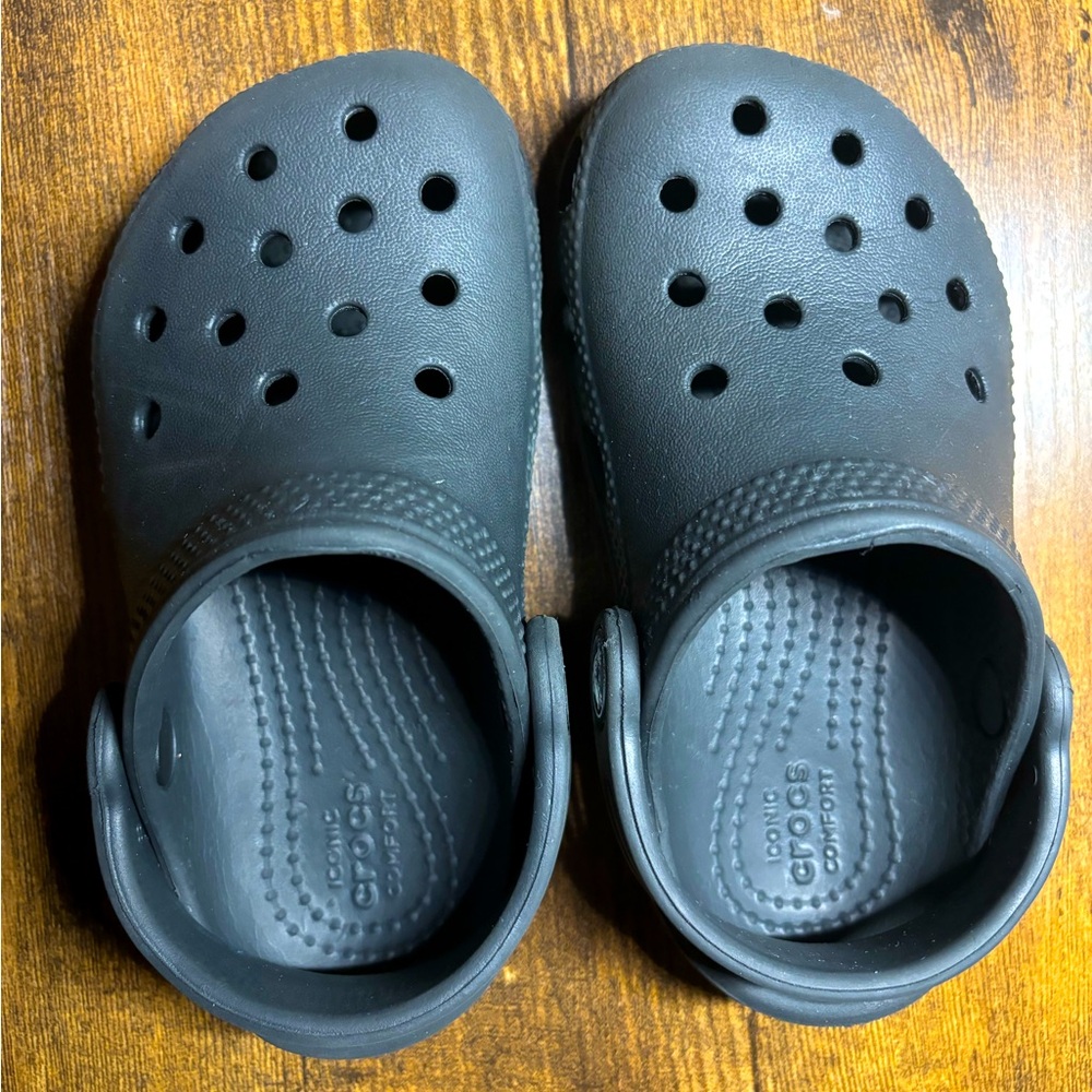 Toddler Crocs Black Size 8